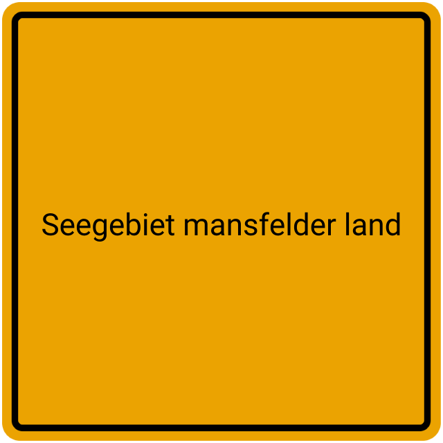 Meldebestätigung Seegebiet Mansfelder Land